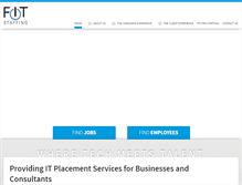 Tablet Screenshot of fitstaffingsolutions.com